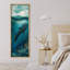 «Whale Underwater Ocean Scene with Moonlight and Deep Blue Marine Landscape», grande impression encadrée sur toile de la chambre principale-132225455-132225458