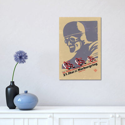 Nurburgring Vintage Racing 1 Piece Wall Art on Canvas