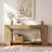 70.87" Wide Console Table with Open Shelving
