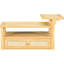 Table basse gracieuse avec tablette et rangement enchanteur-124608759