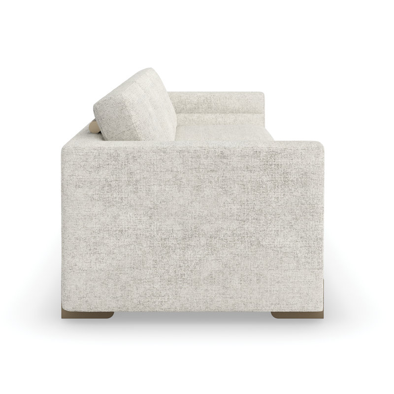 Counter Balance 98" Vegan Faux Leather Sofa