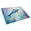 Dolphin Glass Cutting Board Large