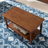 Rustic Solid Wood Slate Coffee Table-29908623