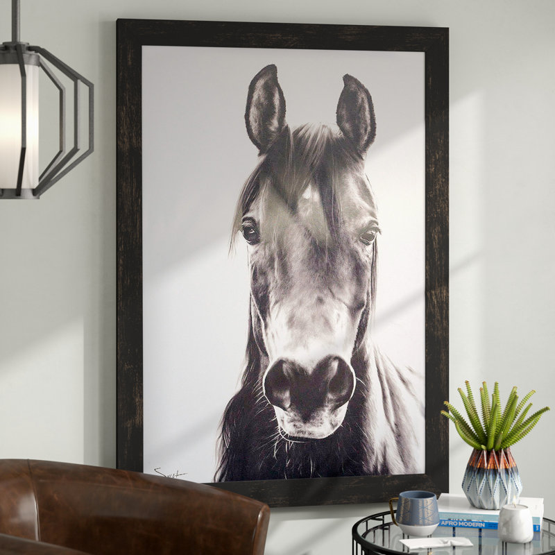 «Horse Portrait», impression encadrée