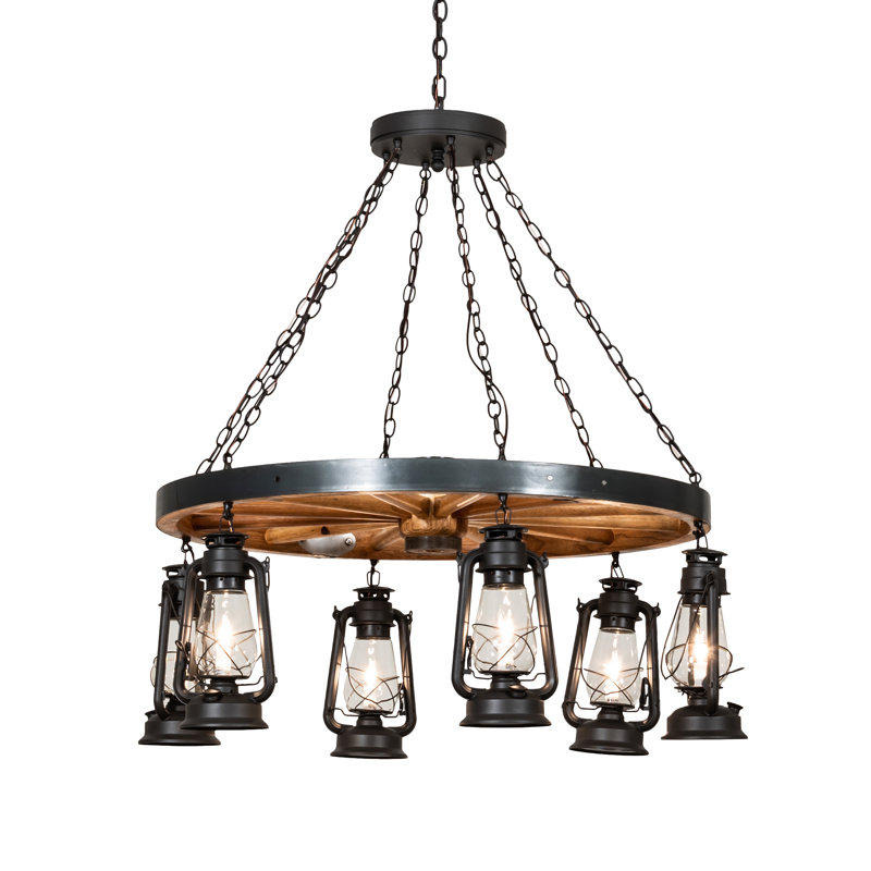 Miner's 6 - Light Chandelier