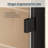 32" - 34" W X 72" H Pivot Hinged Swing Frameless Shower Door With Clear Glass-115741273