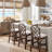 Jaime Rattan Counter Stool with Footrest-1710928532