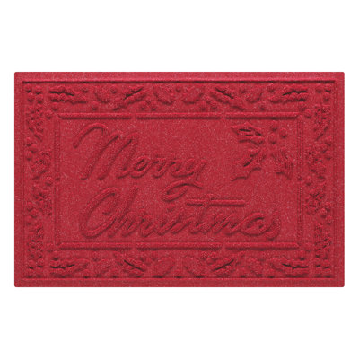 Paillasson intérieur 23 po x 35 po WaterHog Merry Christmas