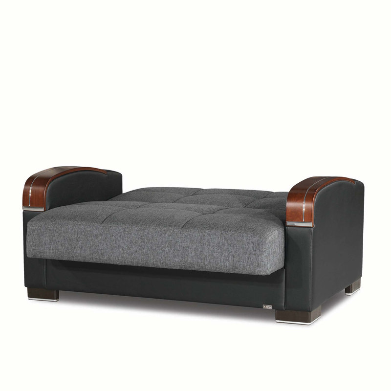 Causeuse convertible rembourrée avec rangement