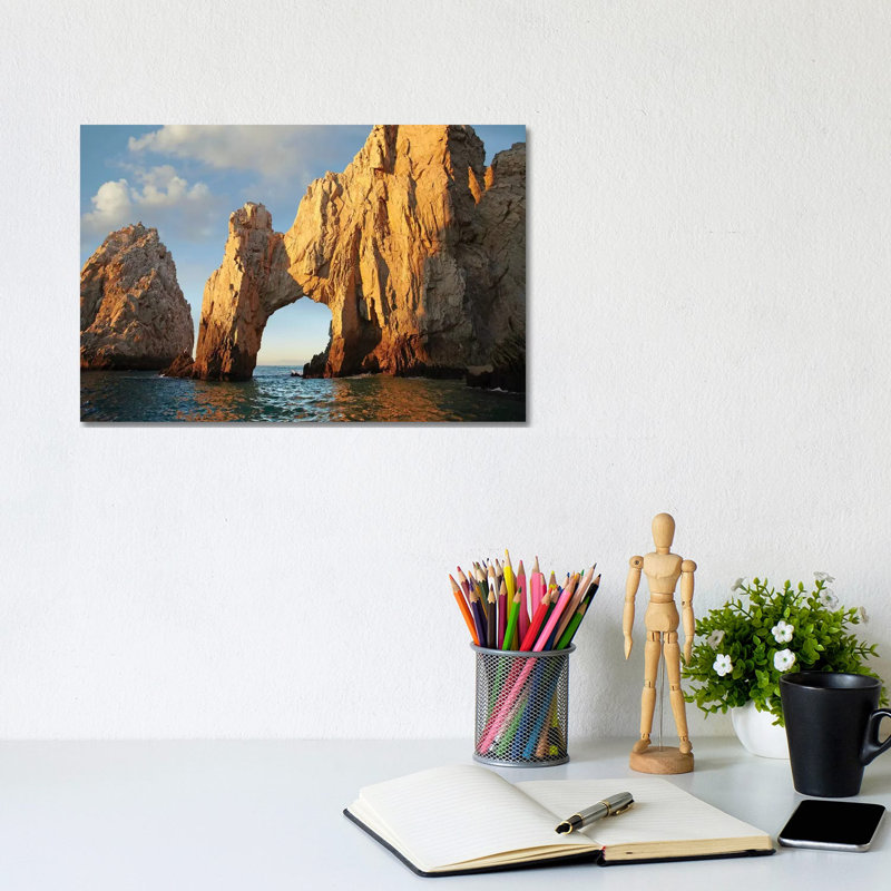 El Arco and Sea Stacks, Cabo San Lucas, Mexico II 1 Piece Wrapped Canvas Wall Art, 20.32 cm H x 30.48 cm W