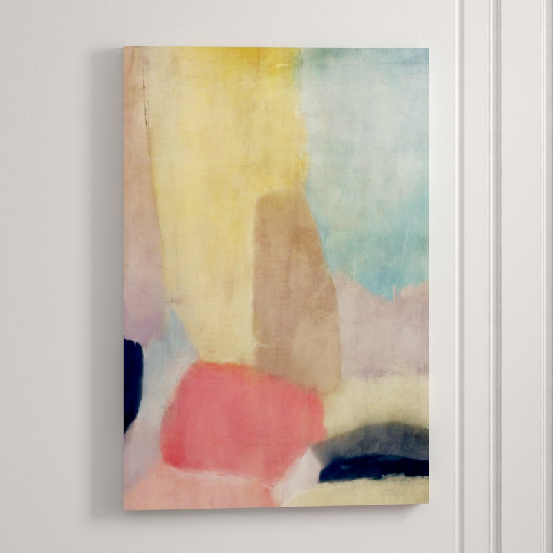 Cheerful Memory Painting by Michelle Bennett, 45" H x 30" W, Glass Coat
