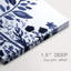 Indigo Song I - Toile tendue avec châssis sur mesure - 3 pièces-732955274