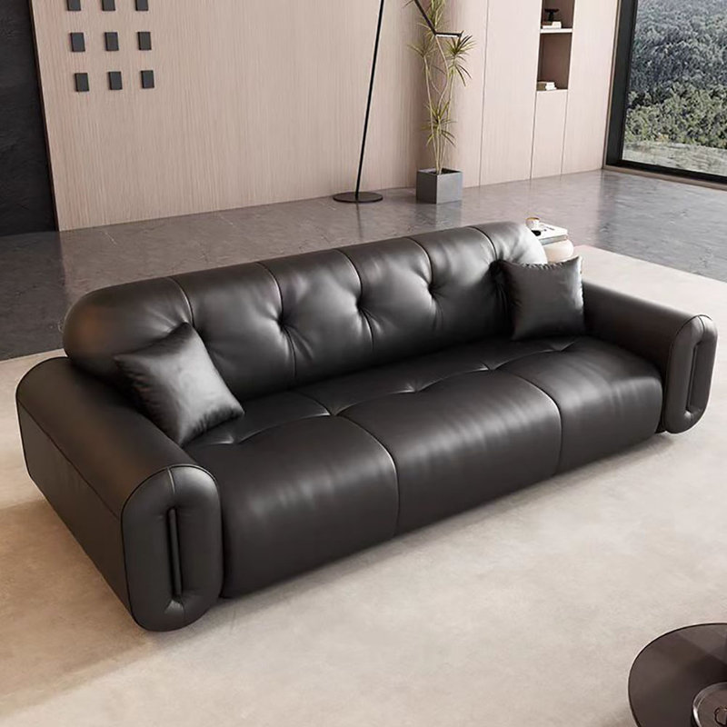 Canapé de bureau italien, H 30,30 po x l 82,70 po x P 35,40 po, 3