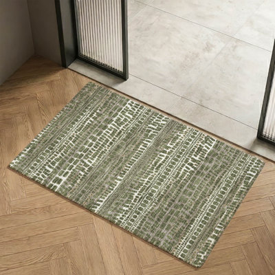 Tapis abstrait lavable à la machine Premium
