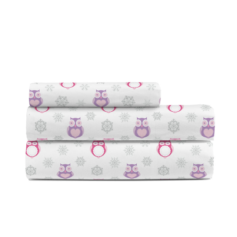 Keough 100% Cotton Animal Print Sheet Set, Full/Double
