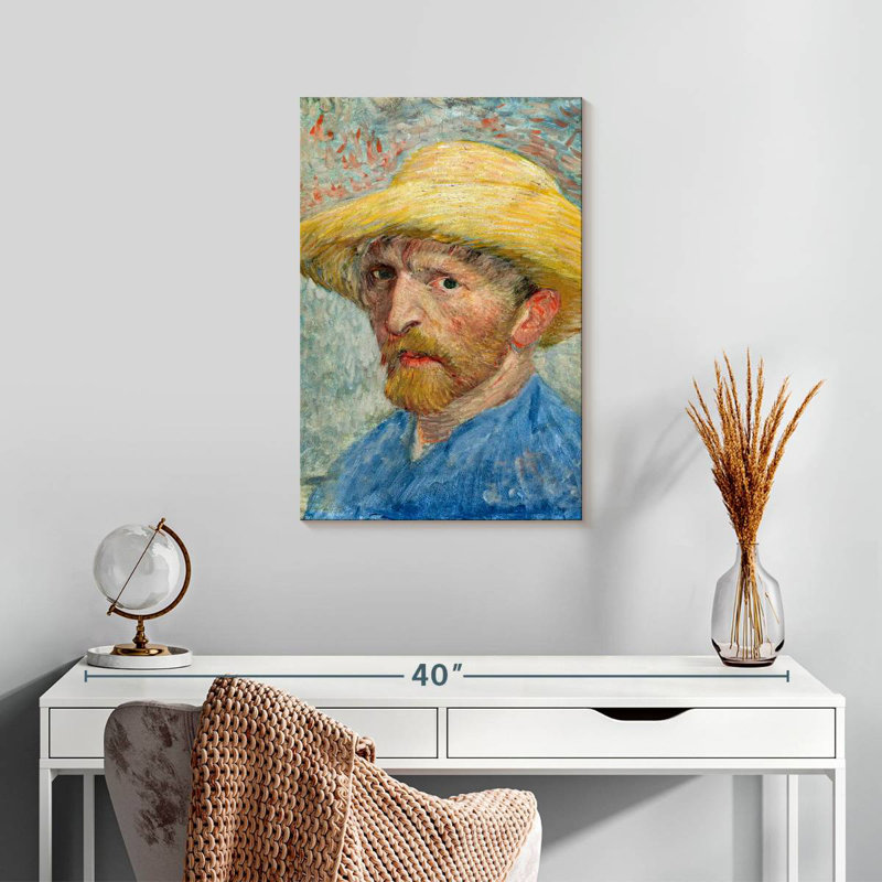 Autoportrait II 1887, H 24 po x l 16 po