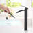 Black Bathroom Sink Faucet - Side And Cartridge Valve For Lavatory Sinks Contemporary Deck-Mounted To Fingerprint Baths-121615885