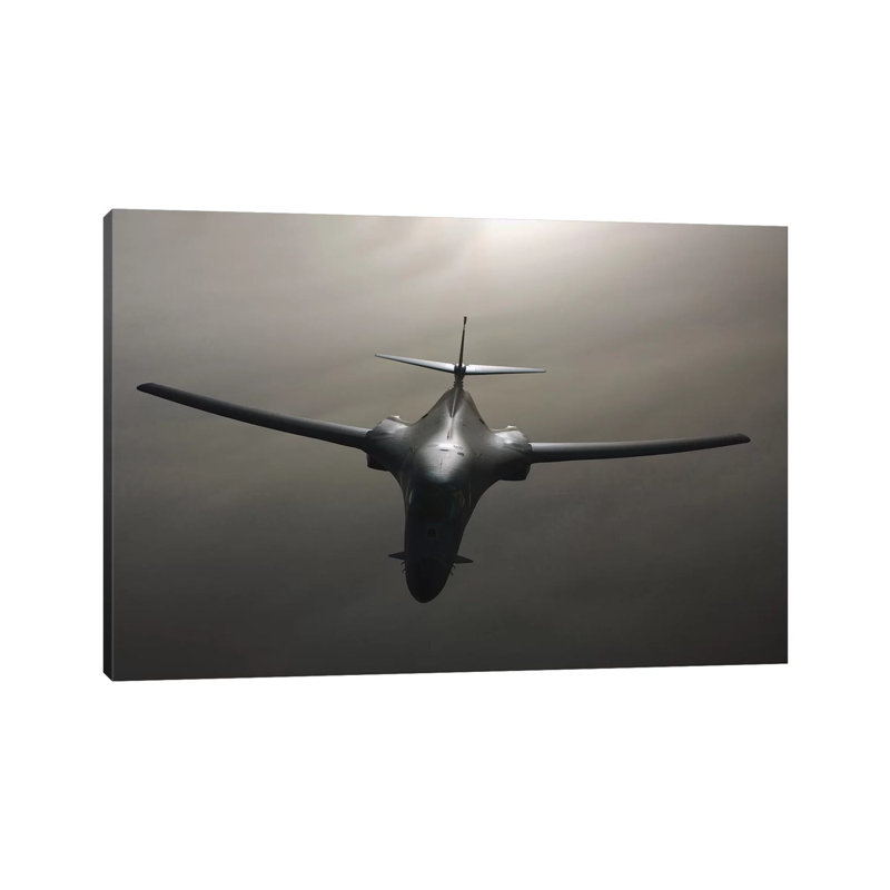 B-1 Bomber In Flight by Stocktrek Images - Wrapped Canvas Print, 30.48 cm H x 45.72 cm W