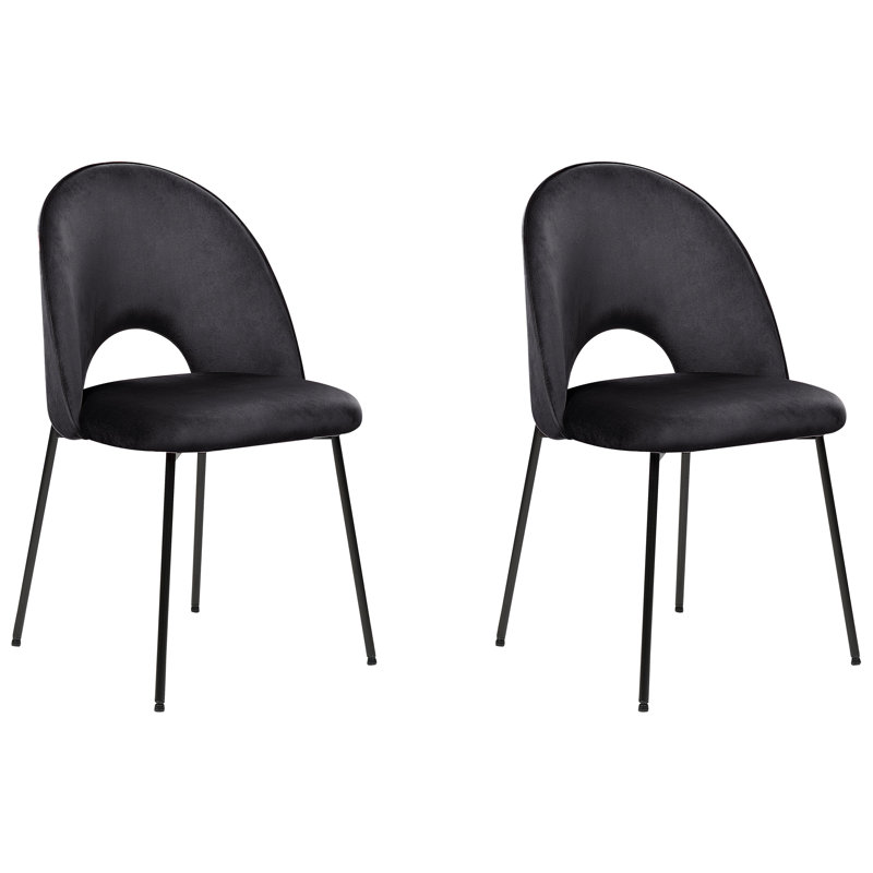 Marana Upholstered Dining Chair, Black