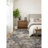 Rug Branch Joni 4' x 6' (3'9" x 5'6") Grey/Beige Stone Mosaic Indoor Area Rug, Contemporary, Low Pile, Stain-Resistant Carpet - Living Room, Bedroom, Dining Room, and Kitchen-867582155