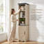 Grande armoire de rangement modulaire cubique avec porte réversible-130596042
