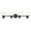 Éclairage pour salle de bain 4 lumières bronze frotté
