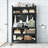 Grey Metal Storage Cabinet - 56.88 Lb Package Weight, 3.89 In. Depth, 250kg Capacity, 360° Rotation Wheels For Versatile Kitchen Cabinets Shelves With Strong And Thick Structure, Smooth Movement,