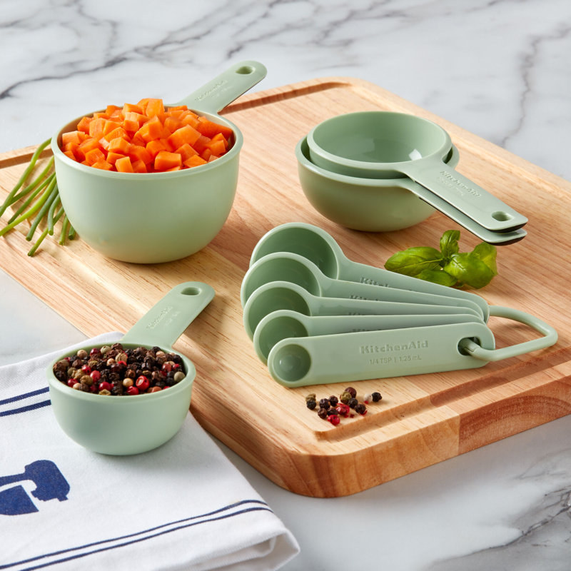 KitchenAid® Universal 9-Piece Measuring Cup and Spoon Set, Pistachio