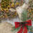 Set Of 2 48" Tall Large Iron Reindeer With Pinecone Bow