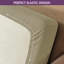 Housse pour causeuse à coussins carrés texturés-354423775