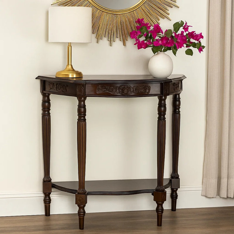 Ellema 34'' Solid Wood Console Table