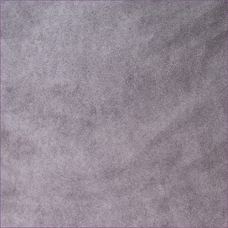 Fauteuil à billes incurvé en microfibre 6,5 pi Asher | Gris anthracite