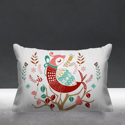 Outdoor Reversible Throw Pillow