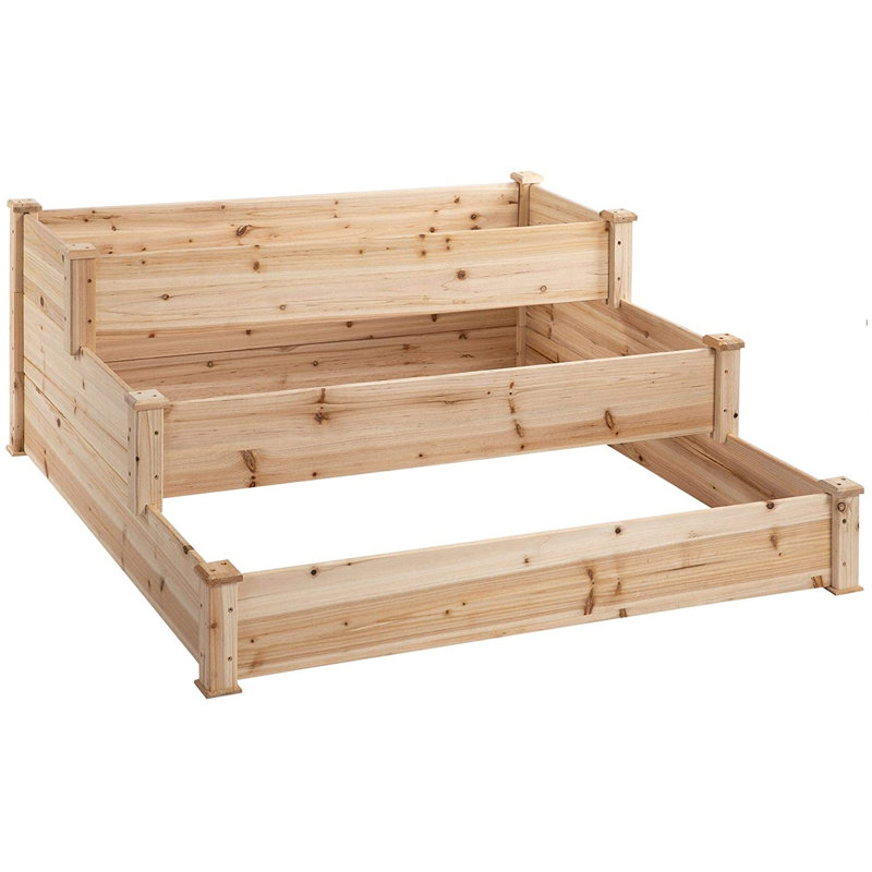 Aalimah Wood Raised Garden Bed