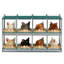 8-Hole Chicken Nests Boxes, Laying Eggs Wall Mount Metal Chicken Nesting Boxes For Chickens-123609730