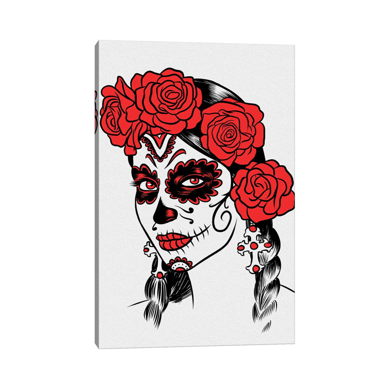 Mexican Girl Dead by Alberto Perez - Wrapped Canvas Print, 101.6cm H x 66.04cm W x 1.91cm D