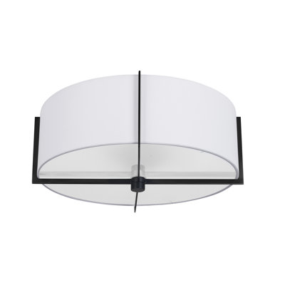 Plafonnier semi-encastré 3 lumières Cadwell