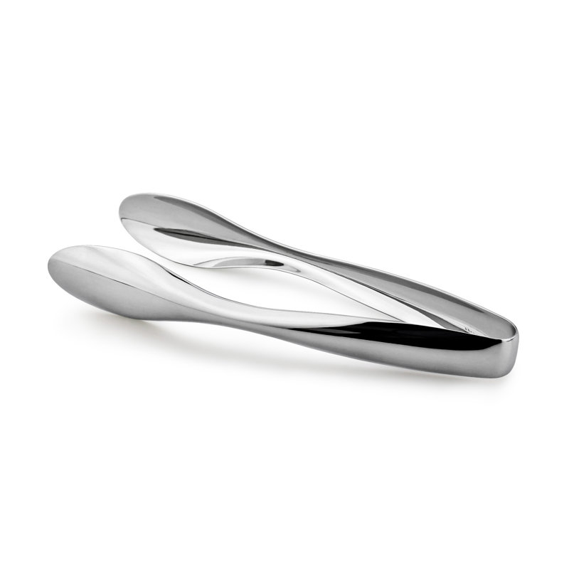 Mecham Stainless Steel Salad / Serving Tongs, 0.5" H x 2" W x 6" D