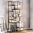 Caithlin 70.25"H Metal Open Bookcase-1532545898