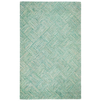 Millia Hand Tufted Performance Geometric Rug