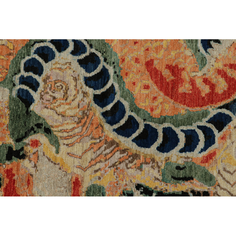 Hand Knotted Wool Rug
