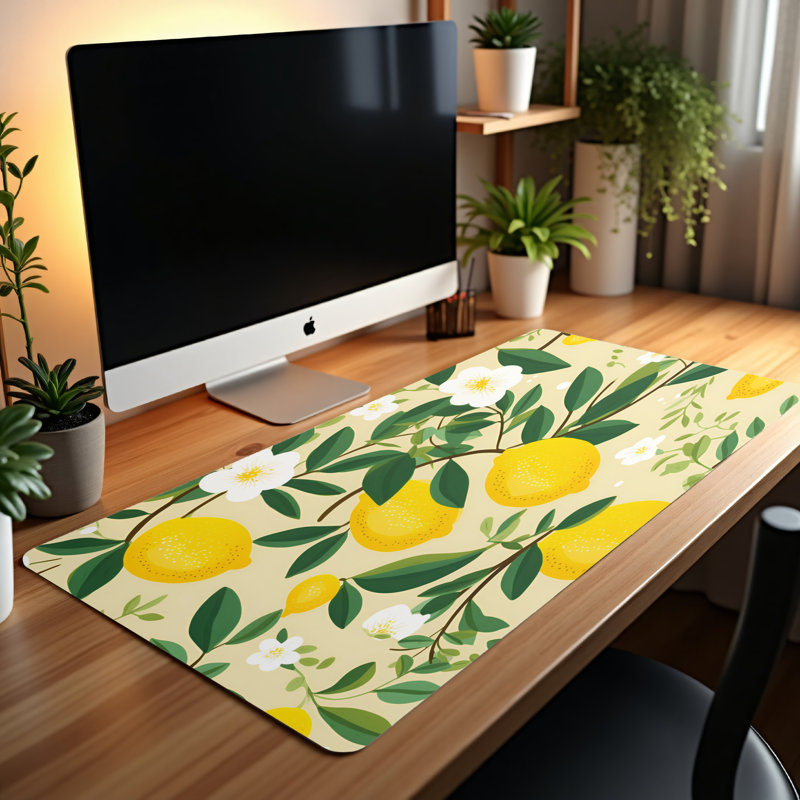 Polyester Desk Pad, 14.4x12.1