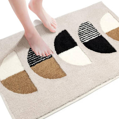 Bless international Floral 2 Piece Bath Rug Set