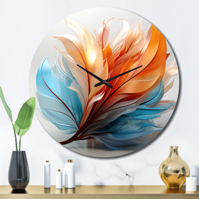 Horloge murale Fractal Boho