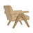 Navassa Vegan Leather Arm Chair-1749347816