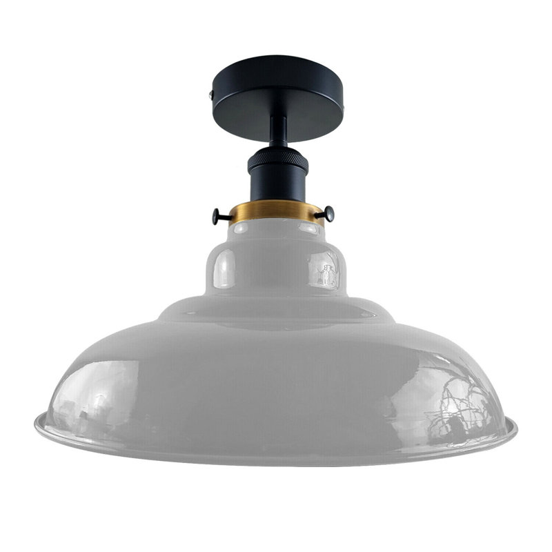 Kunze Flush Mount, White