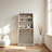 Oversized Cat Litter Enclosure for Self-Cleaning Cat Litter Boxes, Wooden Cat Litter Cabinet  with LED Lighting, an Adjustable Shelf & Doors