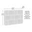 Bibliothèque standard H 44,13 po x l 59,65 po Joyce-1342303806