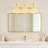 Neven 3 -Light Glass Globe Vanity Light Under the Mirror