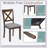 Set of 4 Elegant Padded Dining Chairs, Comfortable and Durable for Modern and Traditional Kitchens and Dining Rooms.-470489110